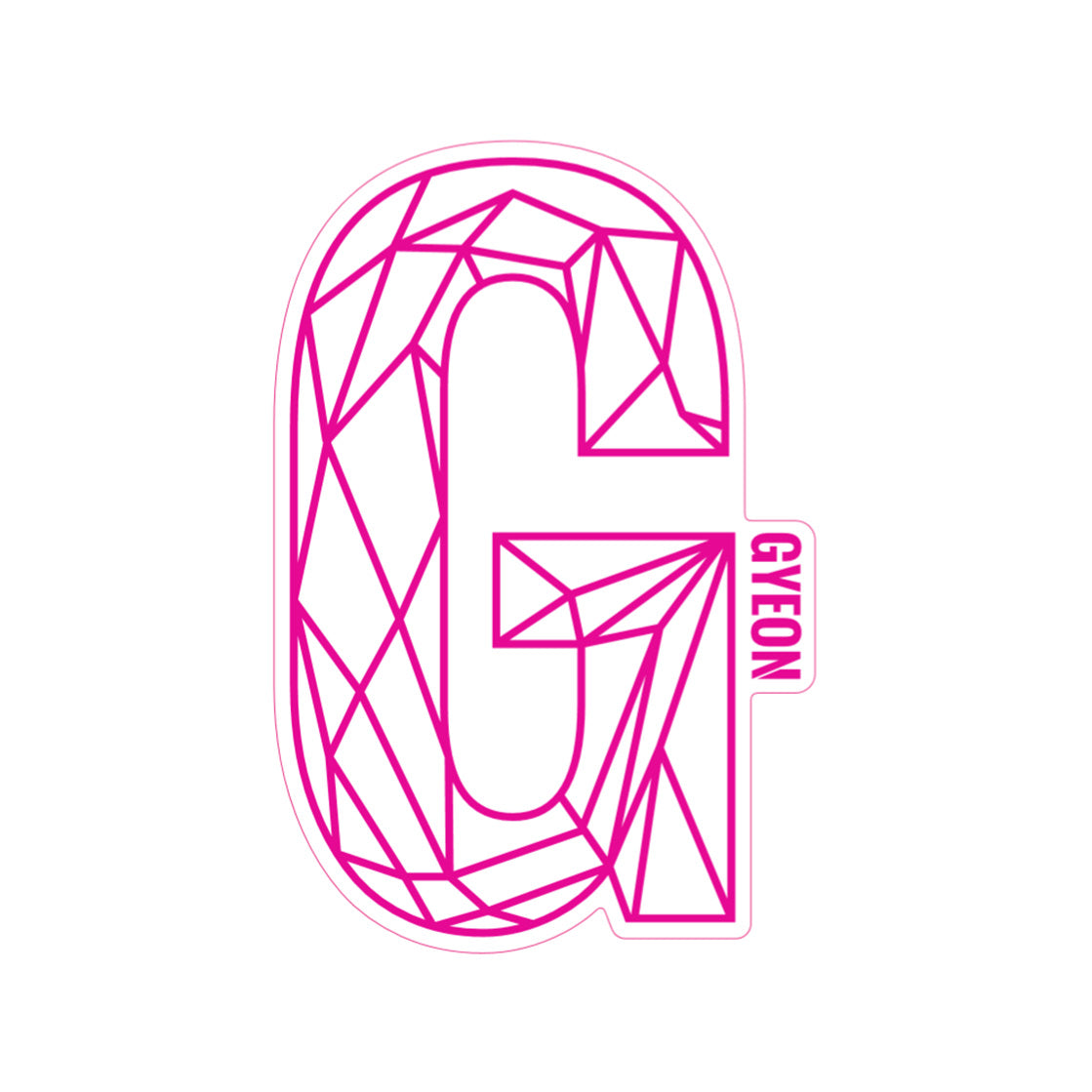 Gyeon Sticker - G Pink