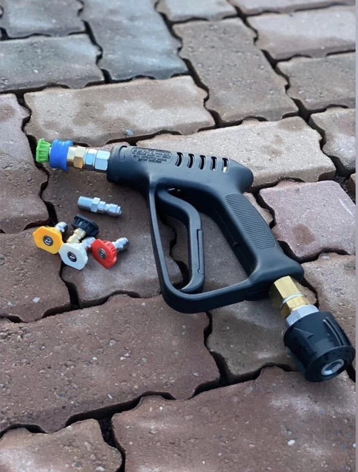 MTM Hydro Astra HP Swivel Trigger Gun with Nozzle Kit