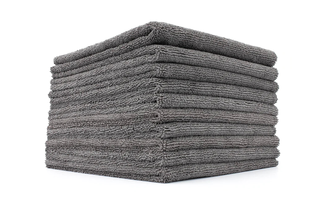 The Rag Company Edgeless 365gsm Microfibre Polishing Towel - Grey (16" x 16")