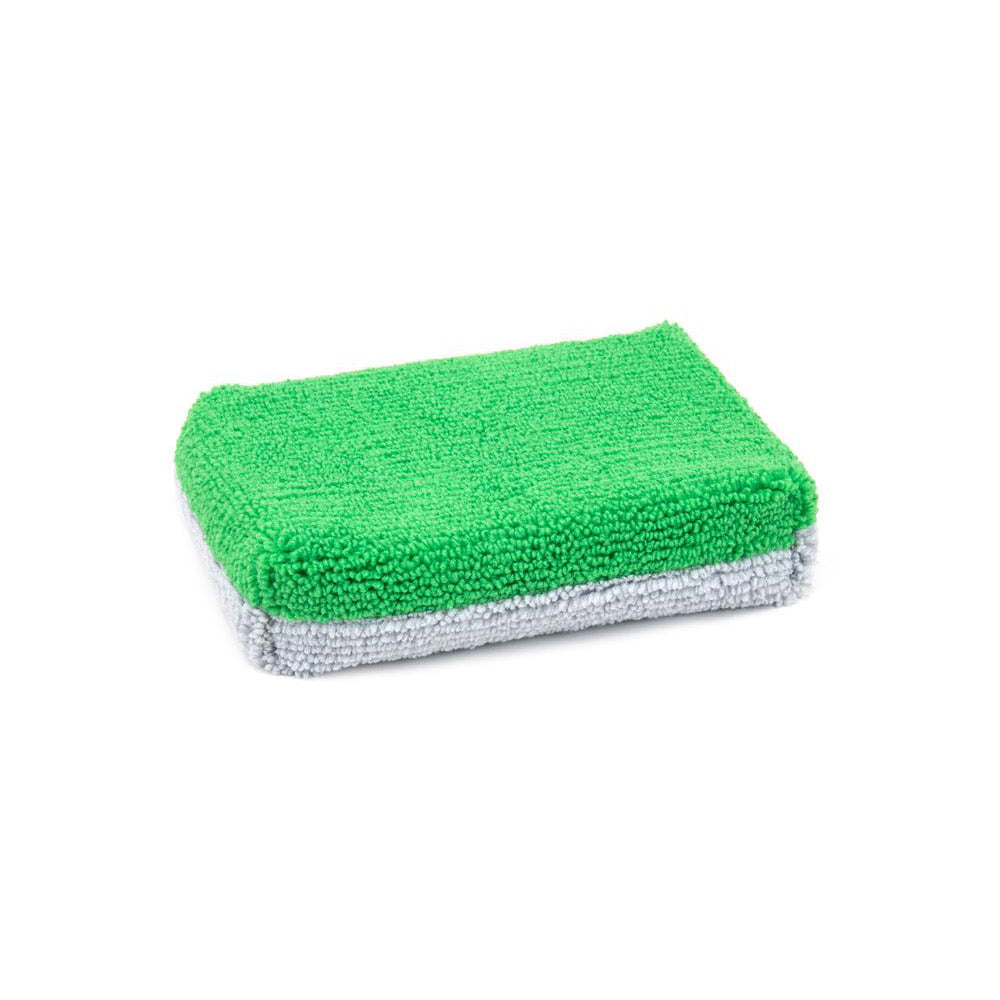 MCC Microfibre Applicator Pad With Plastic Barrier - Green/Grey